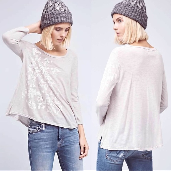 Anthropologie Floral Swing Top - Picture 6 of 10